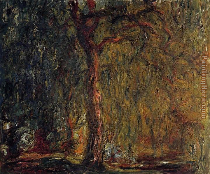 Weeping Willow 2 painting - Claude Monet Weeping Willow 2 art painting